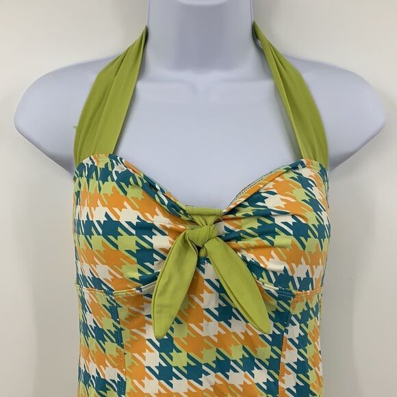 Popina One Piece Swimsuit‎ Vintage Style Sz Med - Picture 2 of 8